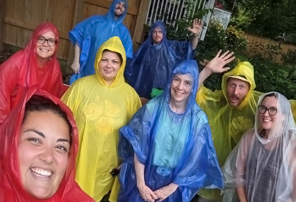 London Summer Picnic Rain