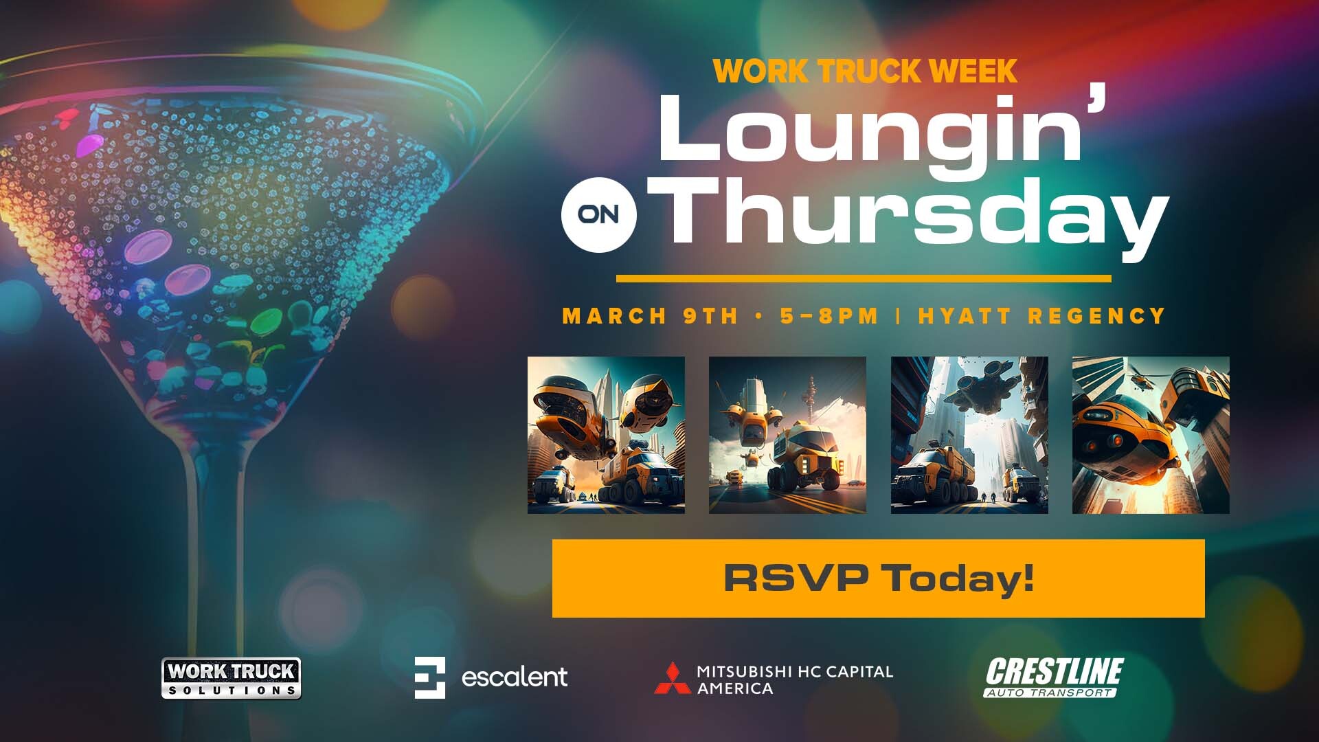 Work Truck Week Loungin' On Thursday Cocktail Reception with Escalent and Work Truck Solutions